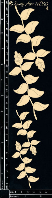 DUSTY ATTIC Chip Board -Tropical Foliage #4